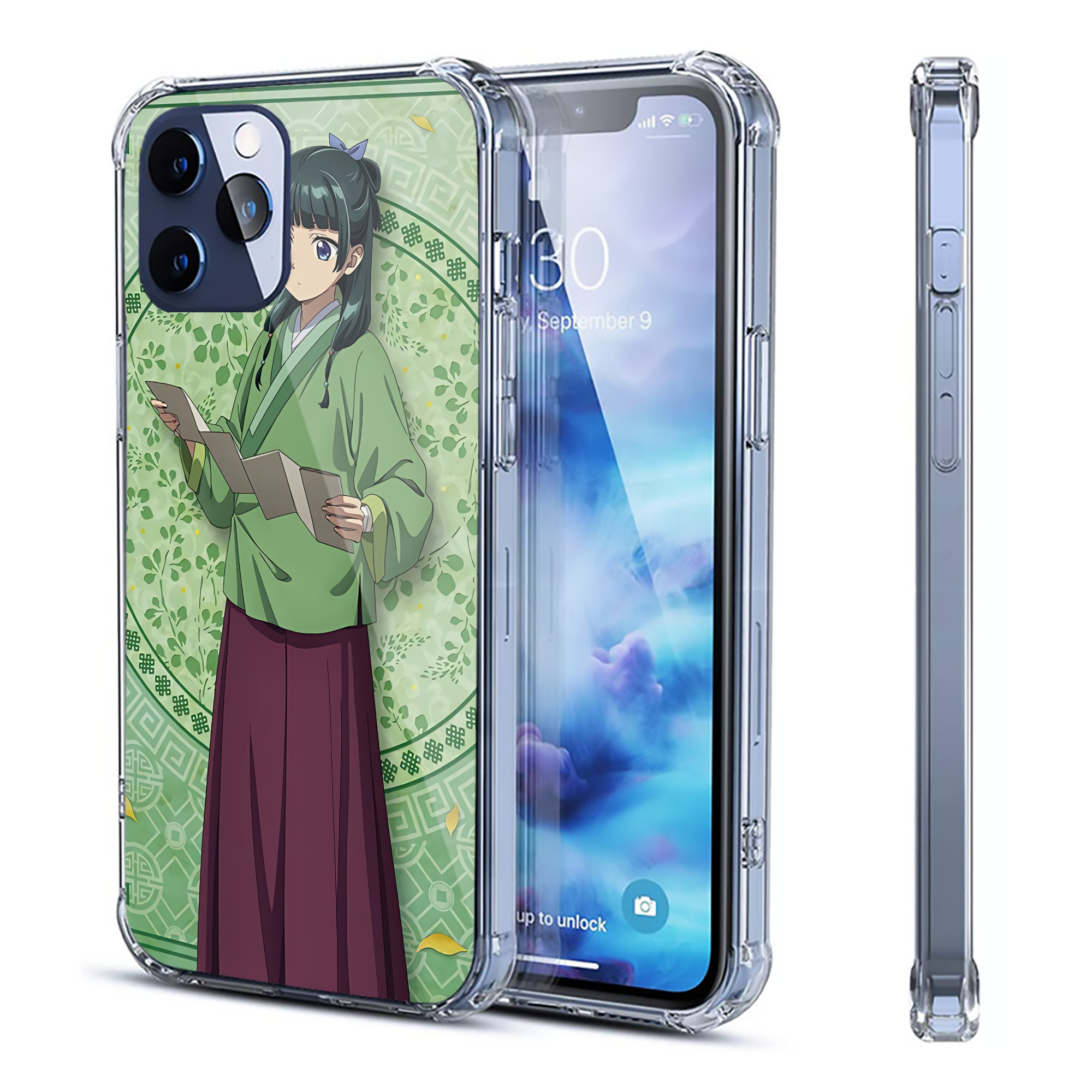 （画像用） 薬屋のひとりごと The Apothecary Diaries 【iPhone 12シリーズ対応】透明スマホケース（クリアソフトケース）